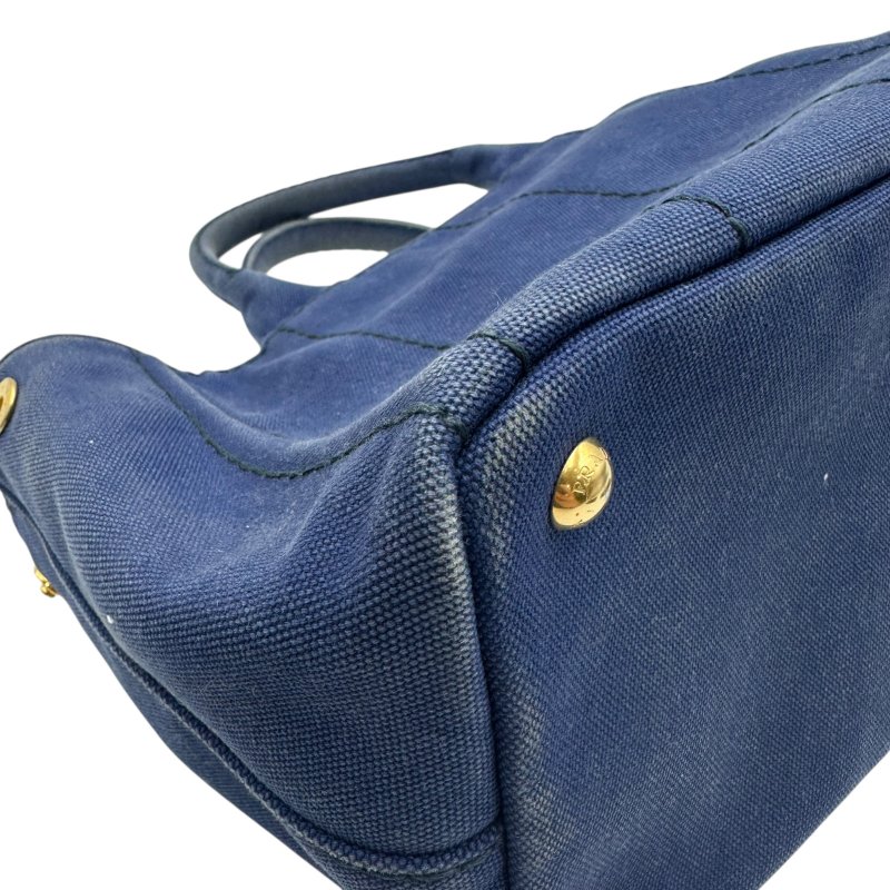 【美收精品】PRADA 藍色手提包 B-876【隔月月中將轉賣至日本 上架期限30天】-6