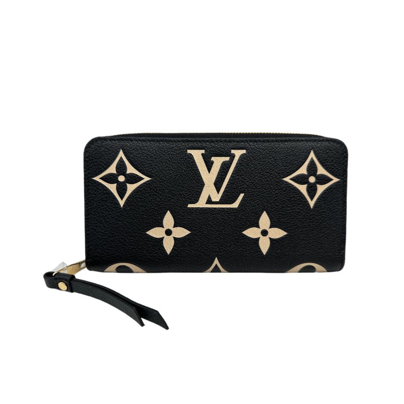 路易威登 Monogram Empreinte Zippy 皮夾 黑色-1