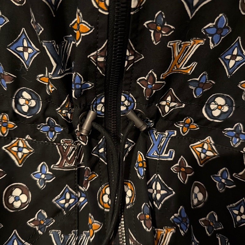 Lv logo 縮口外套兩面穿-1