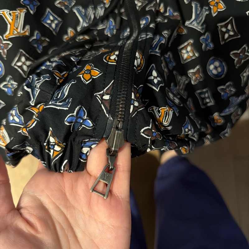 Lv logo 縮口外套兩面穿-2