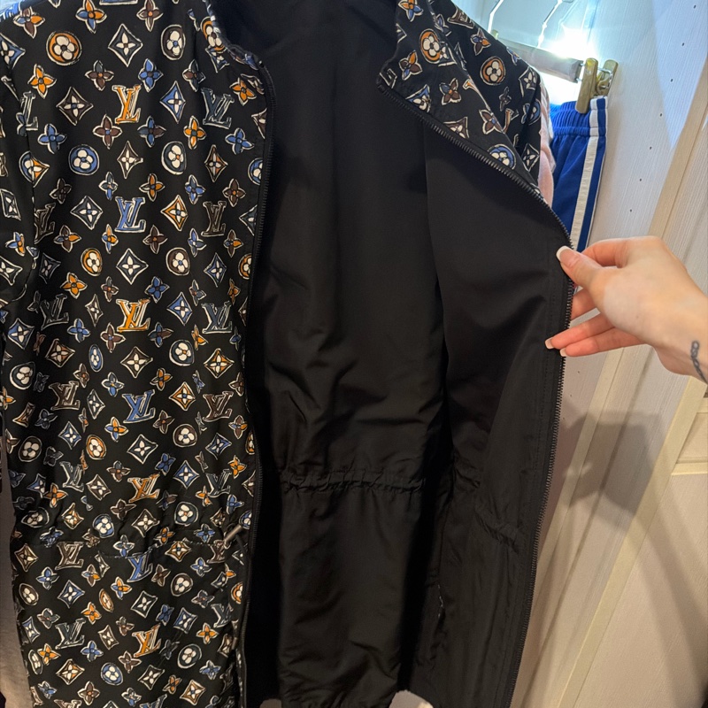 Lv logo 縮口外套兩面穿-6