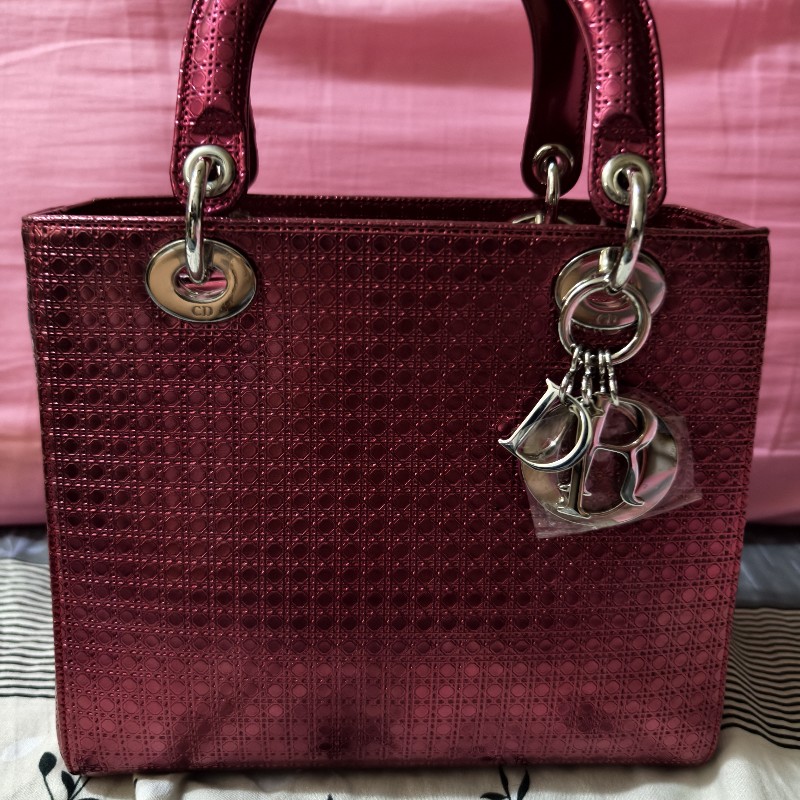 Dior漆皮黛妃包-0