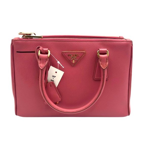 【美收精品】PRADA 粉色手提包 B-877【隔月月中將轉賣至日本 上架期限30天】-0