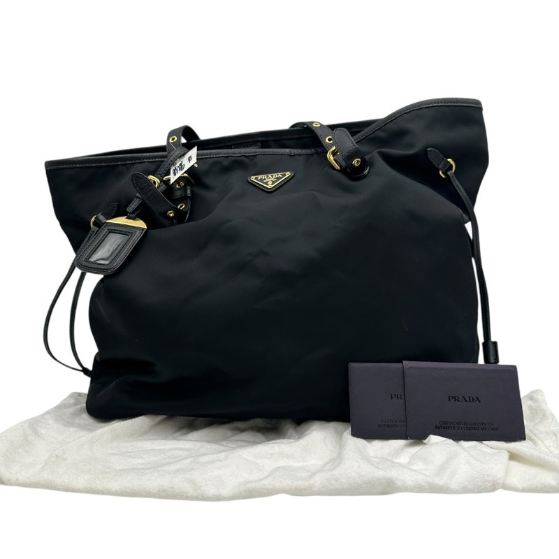 【美收精品】PRADA 黑色手提袋 B-878【隔月月中將轉賣至日本 上架期限30天】-13