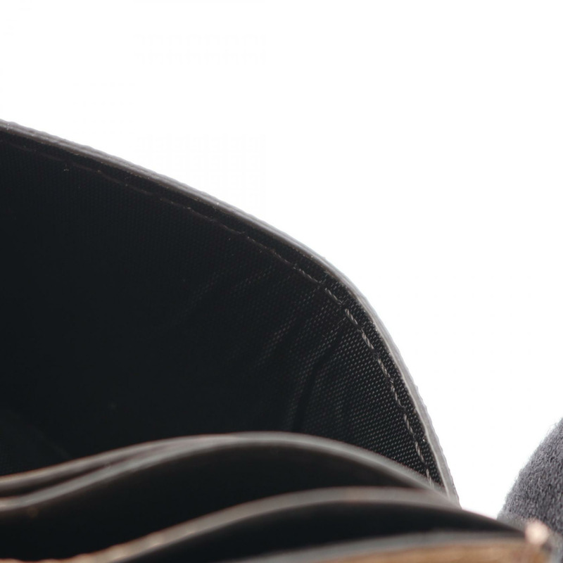 FENDI Zucca 卡夾 7M0164AJF8F1EGA 皮革 PVC 棕色黑色 全新 男士-5