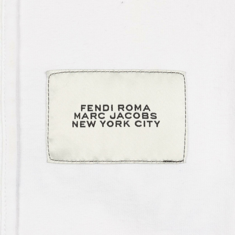 FENDI × MARC JACOBS T卹 FS7950 AXBH 棉 白色 M碼 二手 女款-2