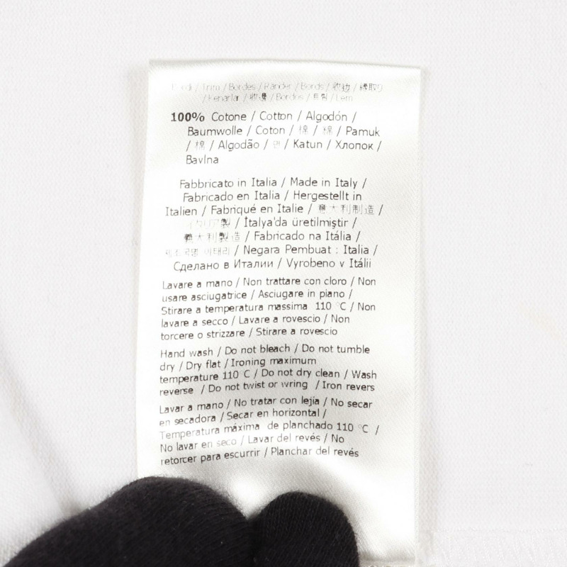 FENDI × MARC JACOBS T卹 FS7950 AXBH 棉 白色 M碼 二手 女款-3