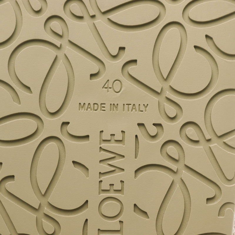 LOEWE Ease Buckle Mules LLSS379X06416040 拉絨麂皮米色 #40 全新男款-5