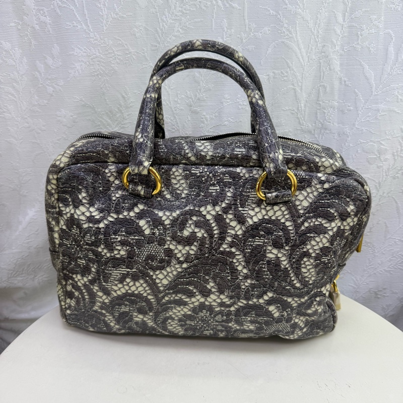 Prada Cervo Lux Print 手提包-1