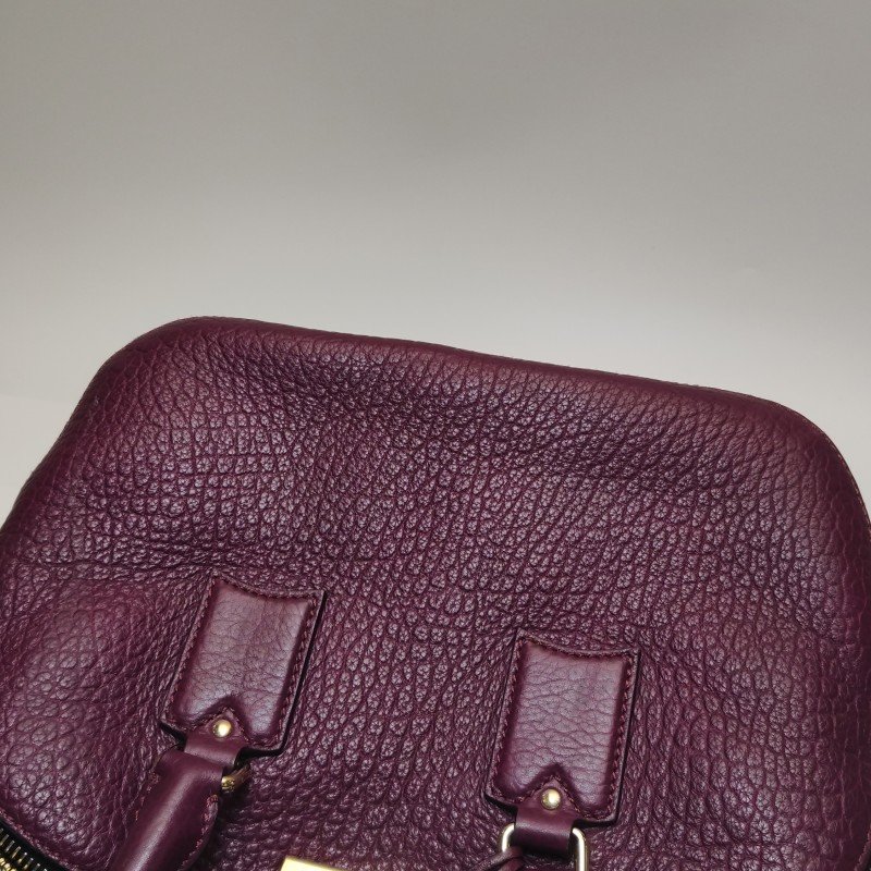 Burberry 牛皮純色字母Logo斜背包單肩包-18