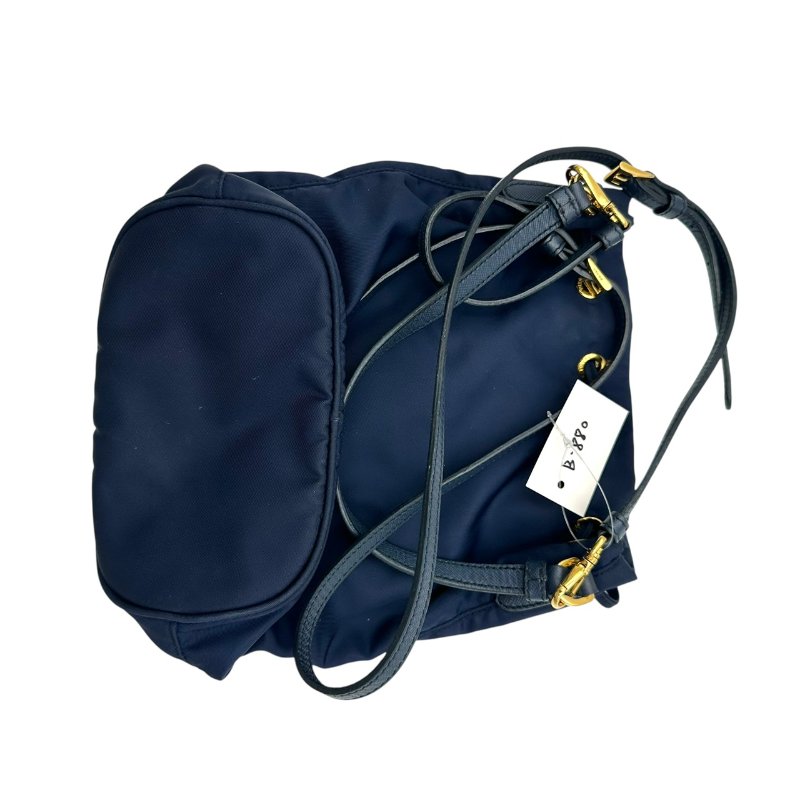 【美收精品】PRADA 藍色單肩包 B-880【隔月月中將轉賣至日本 上架期限30天】-1