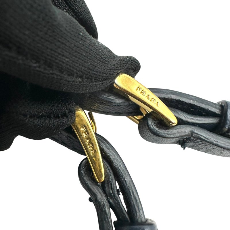 【美收精品】PRADA 藍色單肩包 B-880【隔月月中將轉賣至日本 上架期限30天】-4