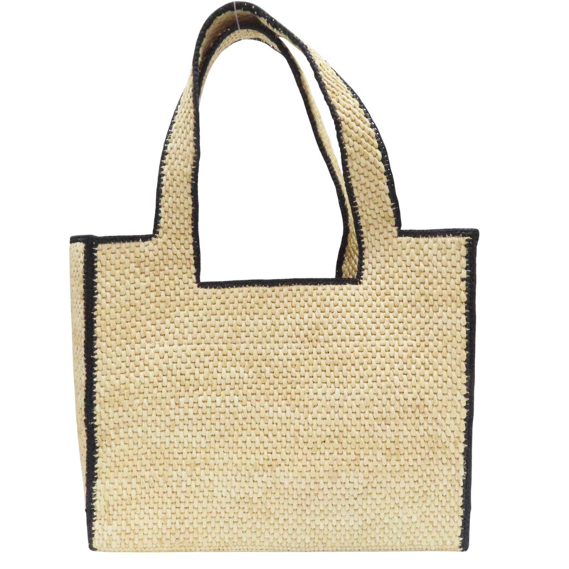 米色 草編 Font 托特包 S22409-1