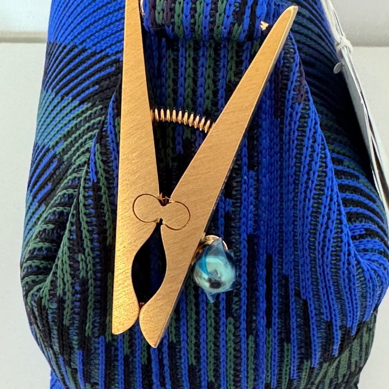 Burberry拉鍊開合格紋手提包 Peg Mini飯盒包 迷你 女款 騎士藍-7