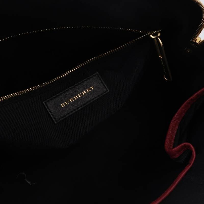 Burberry Orchard牛皮純色橢圓廓形斜背包單肩包-7