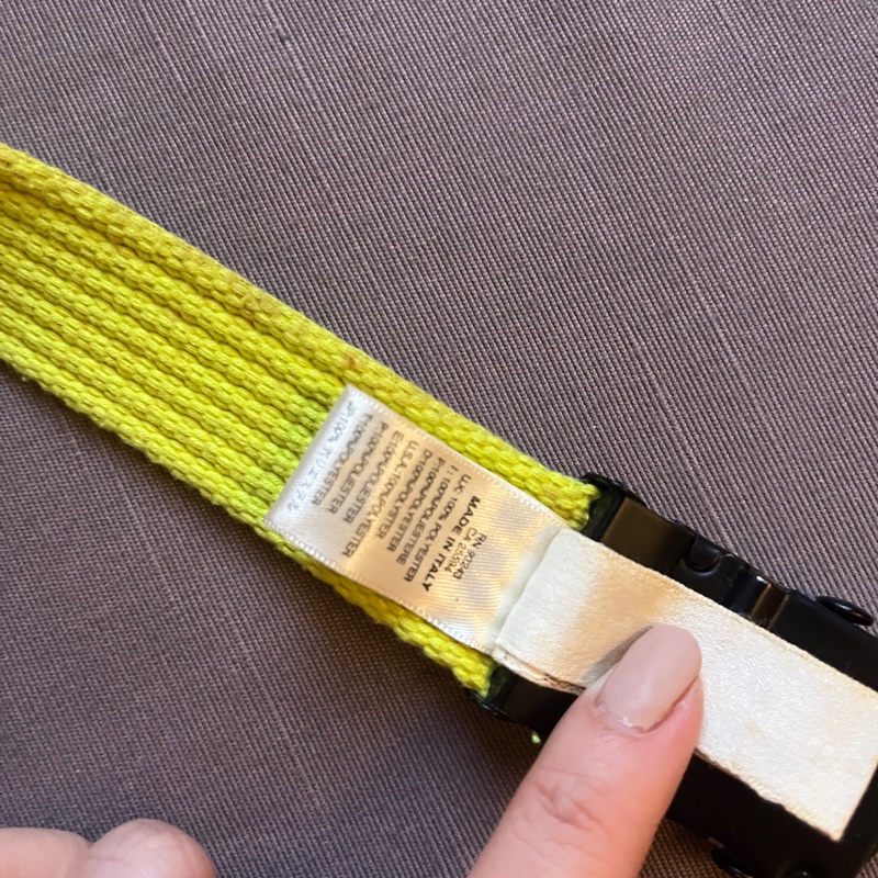 ✨ DIESEL 黃色織帶-3