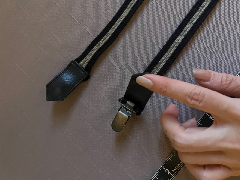 ✨ DIESEL 真皮條紋吊帶|經典街頭造型單品-1