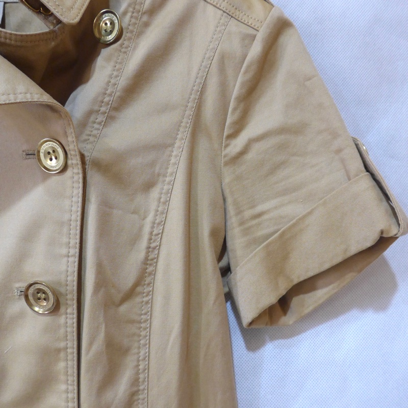 Burberry 風衣式連身洋裝 IT42-2