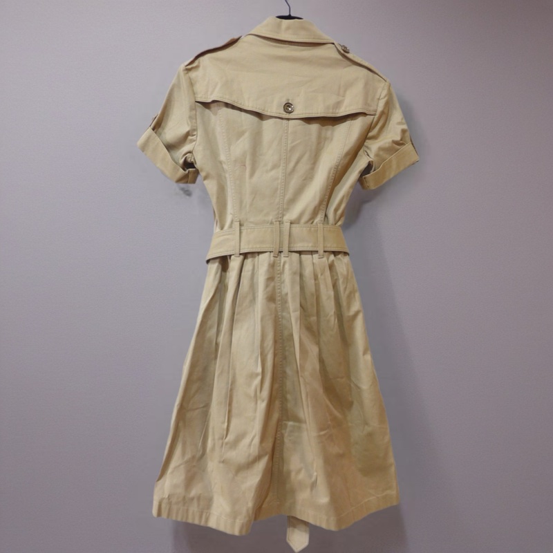 Burberry 風衣式連身洋裝 IT42-7