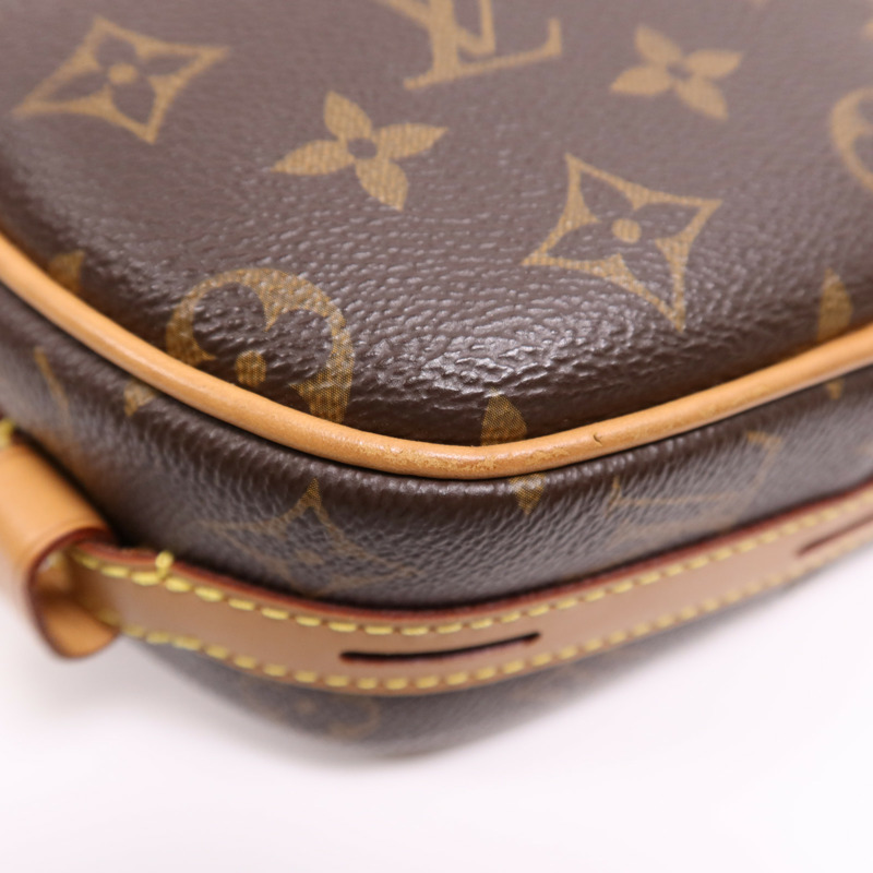 LOUIS VUITTON Monogram Boite Chapeau Souple金扣肩背袋棕色-10