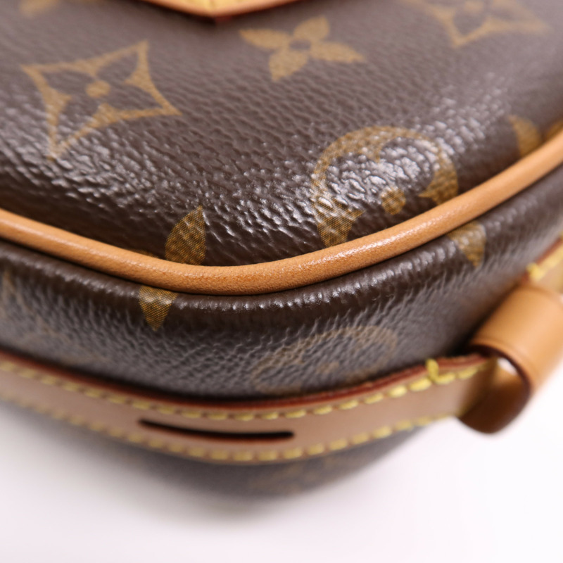 LOUIS VUITTON Monogram Boite Chapeau Souple金扣肩背袋棕色-11