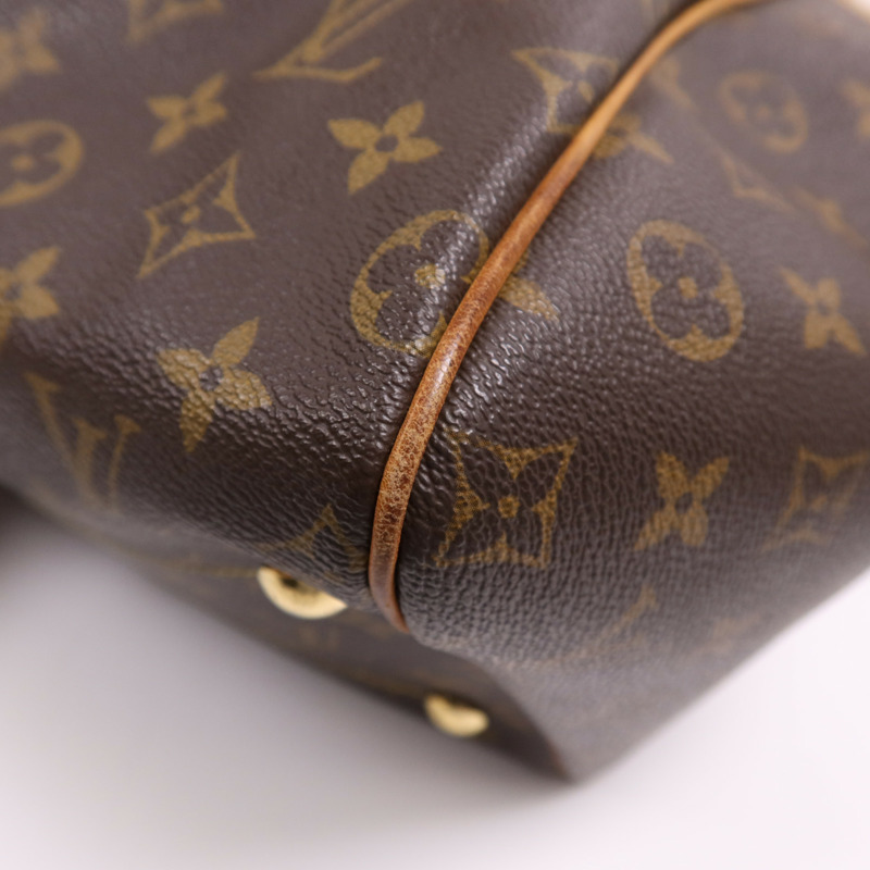 LOUIS VUITTON Monogram Tivoli GM金扣肩背袋-4