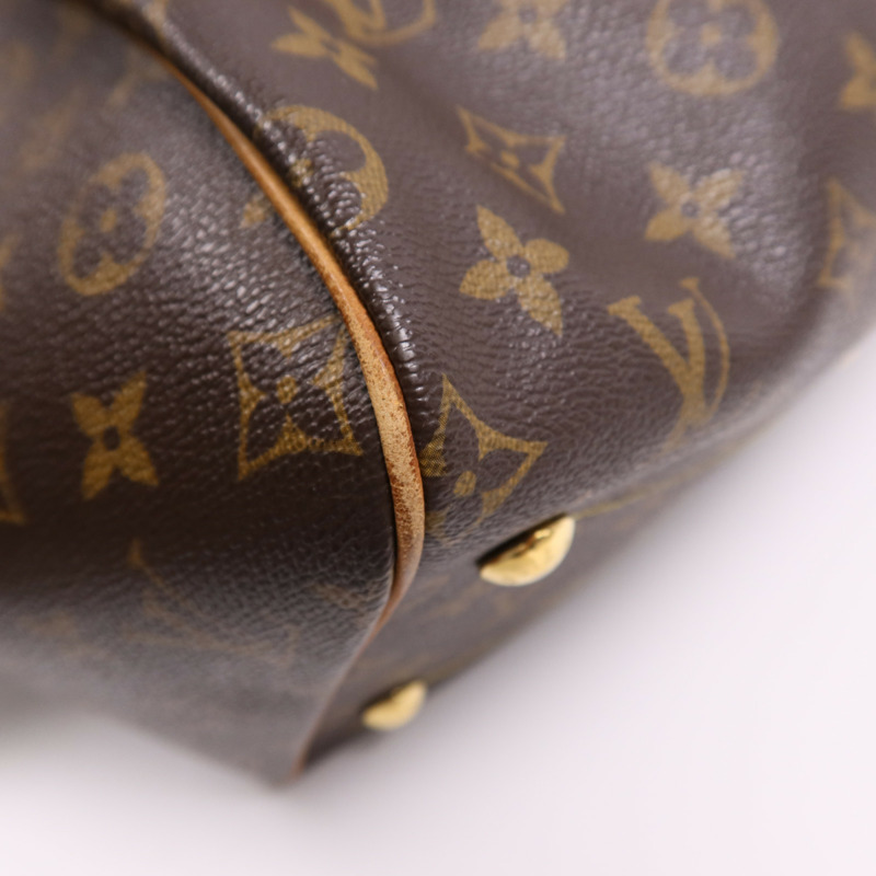 LOUIS VUITTON Monogram Tivoli GM金扣肩背袋-5
