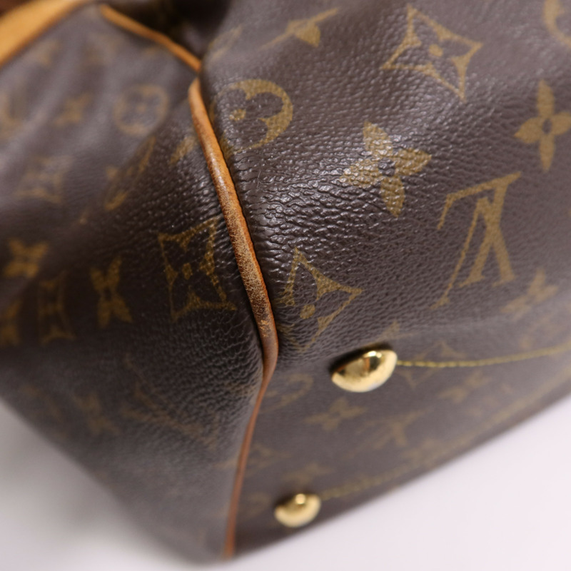 LOUIS VUITTON Monogram Tivoli GM金扣肩背袋-7