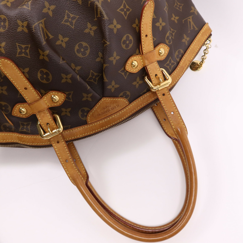 LOUIS VUITTON Monogram Tivoli GM金扣肩背袋-11