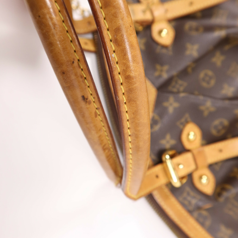 LOUIS VUITTON Monogram Tivoli GM金扣肩背袋-19