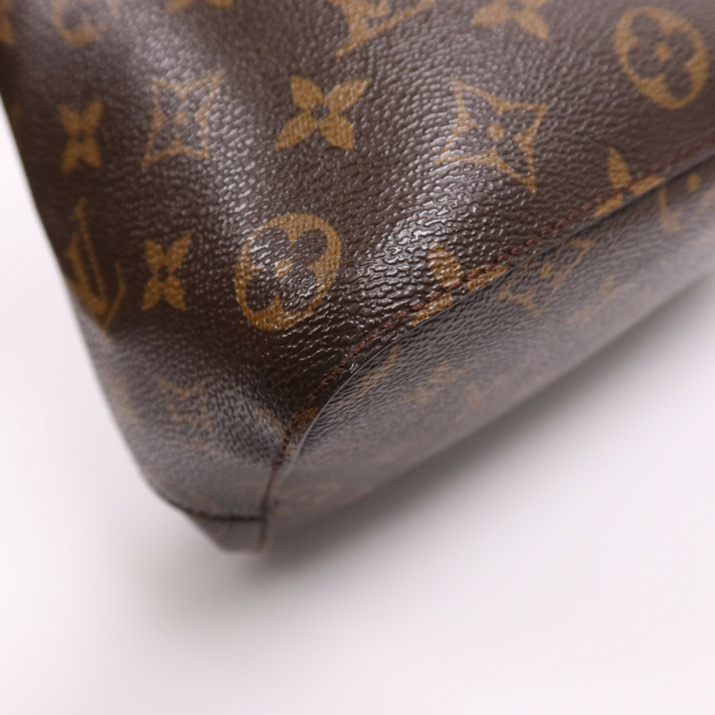 LOUIS VUITTON Monogram Neo Noe Bucket Bag金扣肩背袋Coquelicot-5
