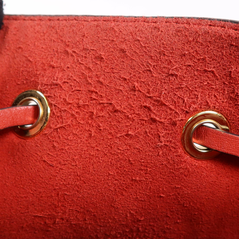 LOUIS VUITTON Monogram Neo Noe Bucket Bag金扣肩背袋Coquelicot-12