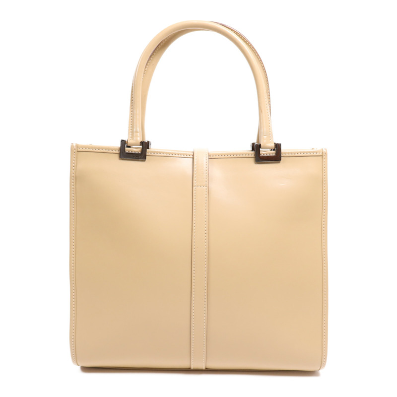 GUCCI 牛皮皮革Jackie Hand Bag銀扣手挽袋-1