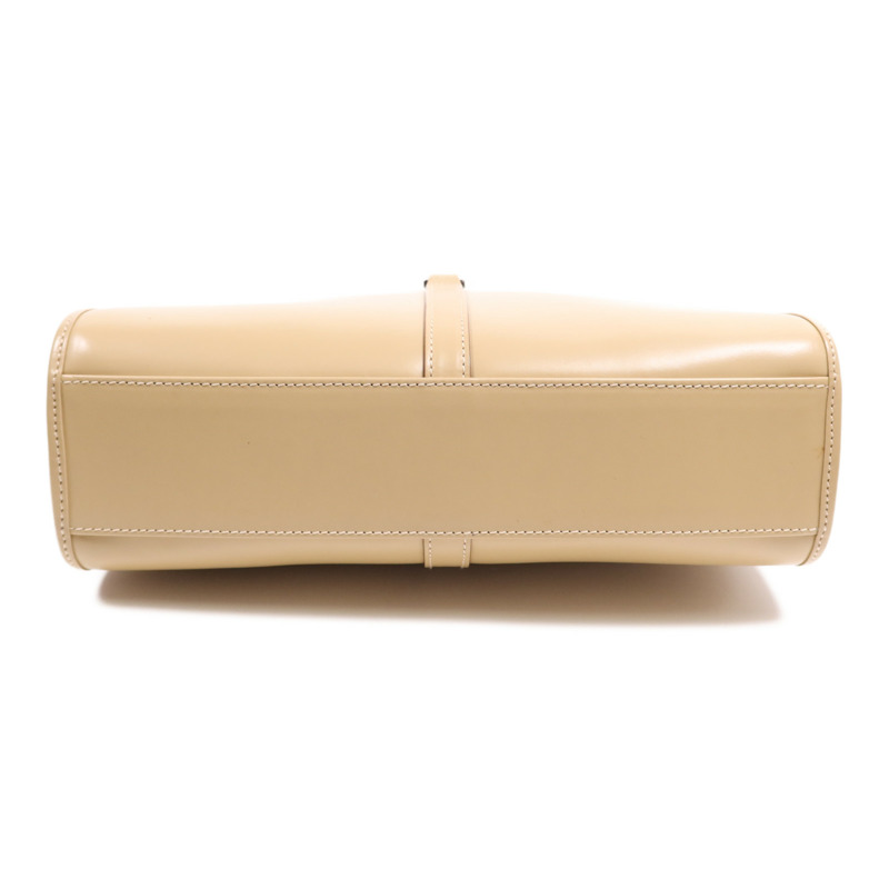GUCCI 牛皮皮革Jackie Hand Bag銀扣手挽袋-3