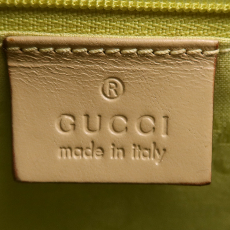 GUCCI 牛皮皮革Jackie Hand Bag銀扣手挽袋-5