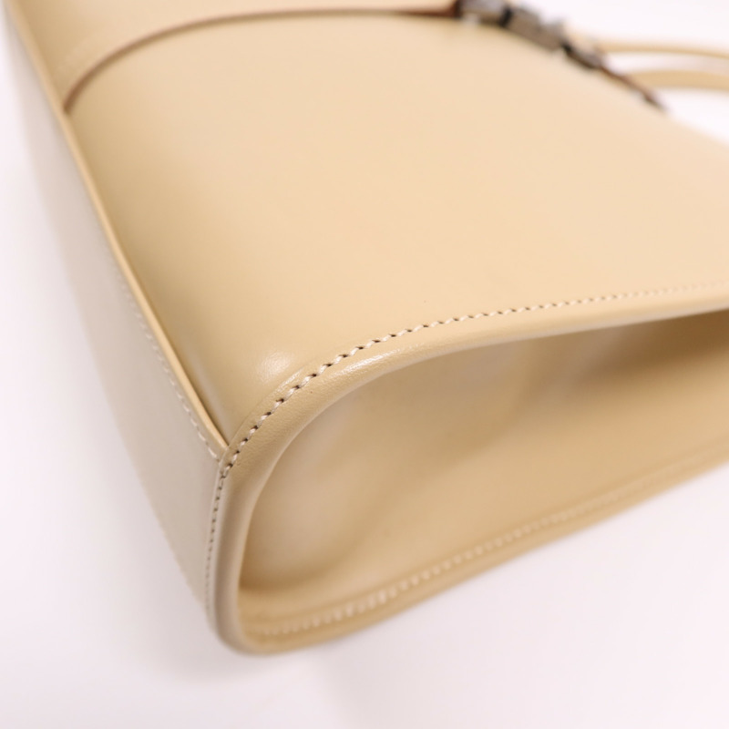 GUCCI 牛皮皮革Jackie Hand Bag銀扣手挽袋-9