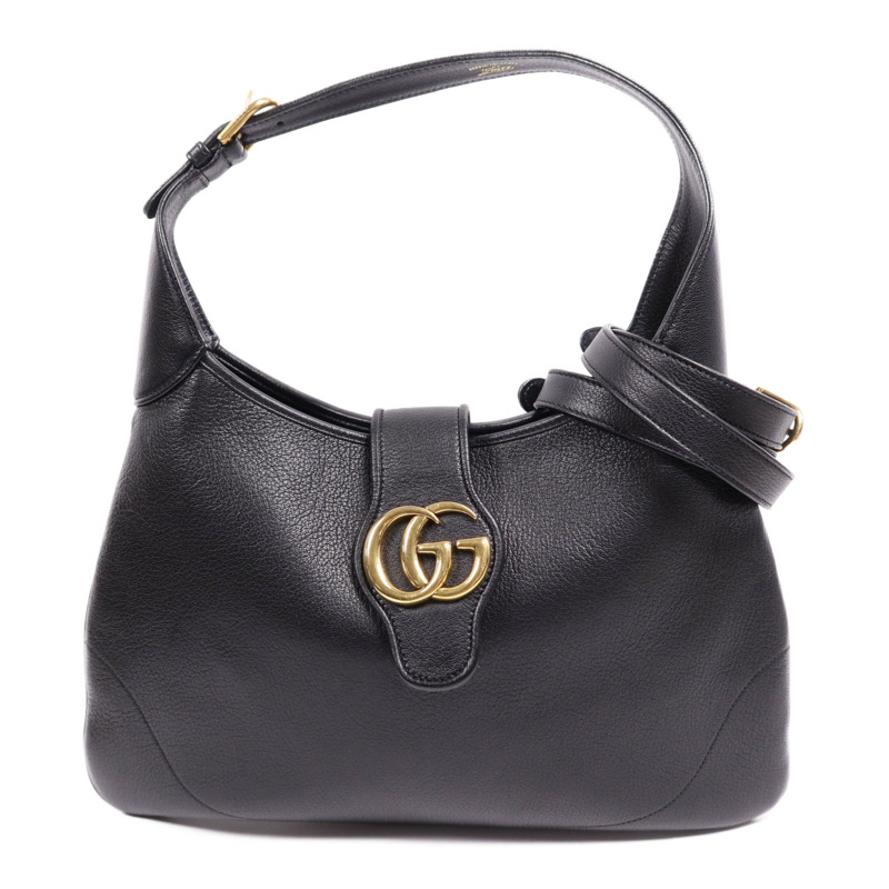 GUCCI 牛皮皮革Aphrodite Medium金扣手挽袋-0
