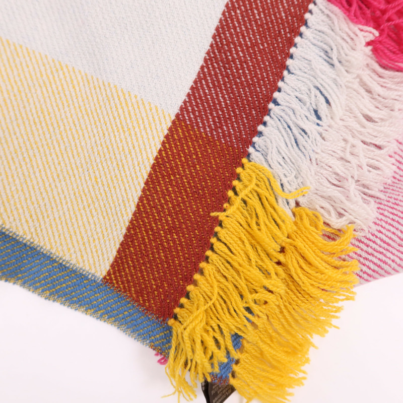 HERMES 羊絨Scarf圍巾Multicolor-6