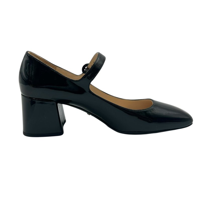 【美收精品】PRADA 黑色跟鞋 B-883【隔月月中將轉賣至日本 上架期限30天】-4