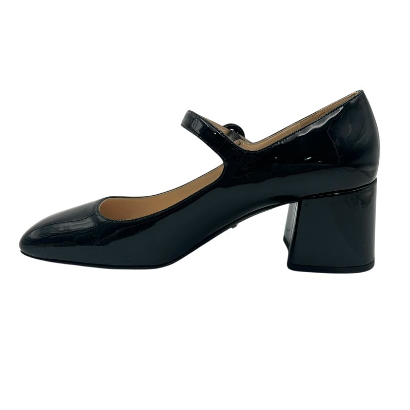 【美收精品】PRADA 黑色跟鞋 B-883【隔月月中將轉賣至日本 上架期限30天】-5