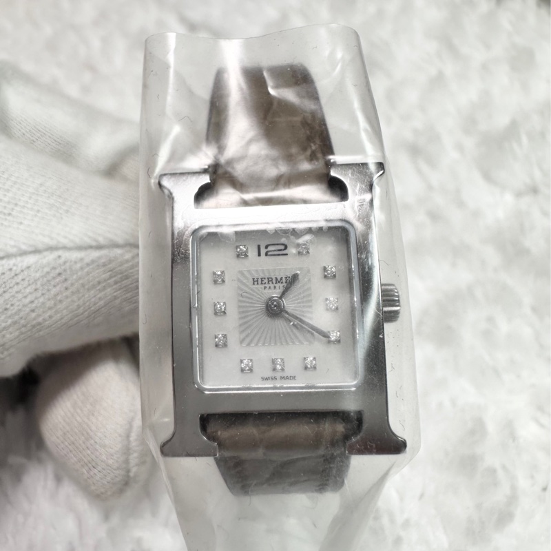 全新愛馬仕 H 腕錶帶鑽 XS-2