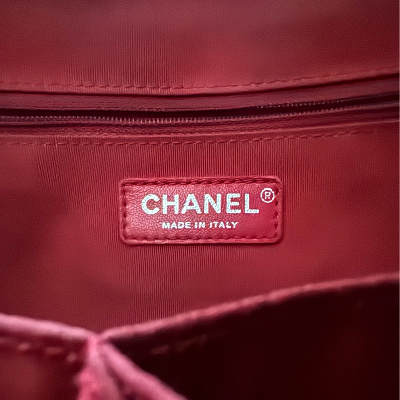 Chanel Gabrielle Hobo 中號深藍牛仔單寧藍色拼黑色金釦牛皮-2