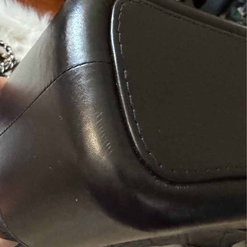 Chanel Gabrielle Hobo 中號深藍牛仔單寧藍色拼黑色金釦牛皮-22