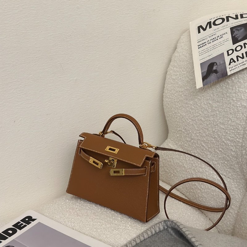 HERMES Mini kelly ll - 金棕金 Y-3