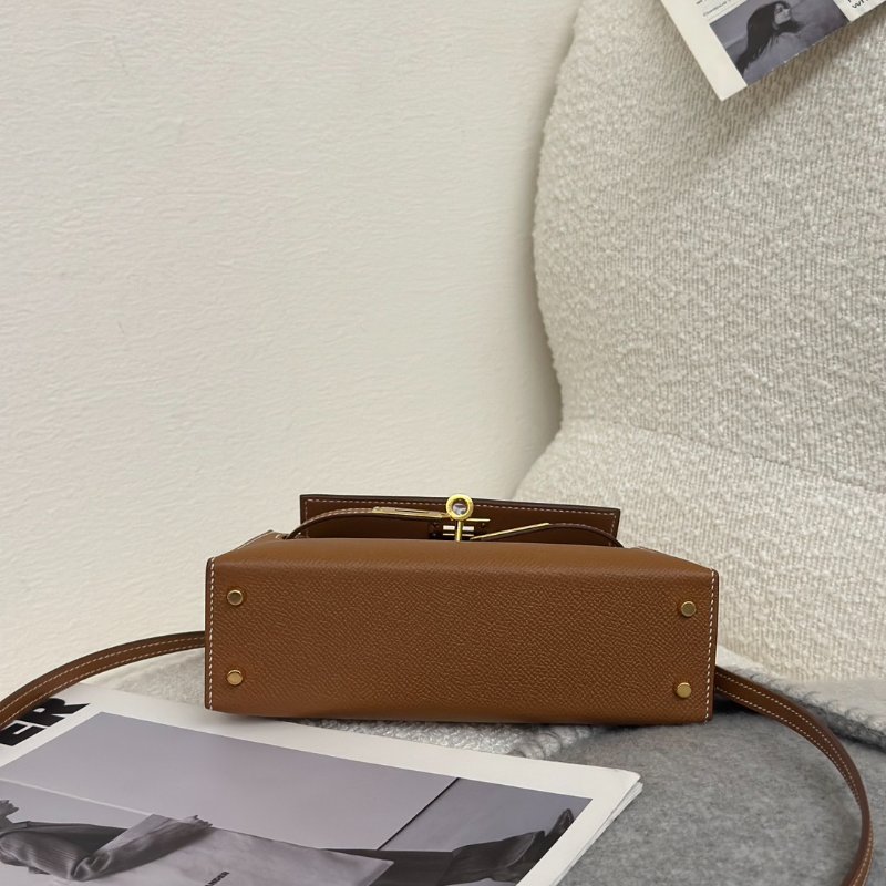 HERMES Mini kelly ll - 金棕金 Y-5