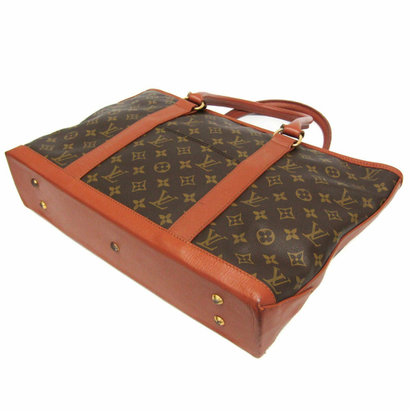 Louis Vuitton Monogram Sac Weekend PM M42425 男士、女士手提包棕色-1
