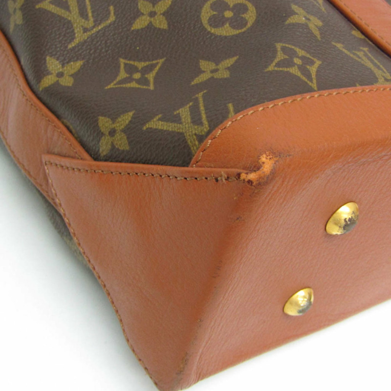 Louis Vuitton Monogram Sac Weekend PM M42425 男士、女士手提包棕色-6
