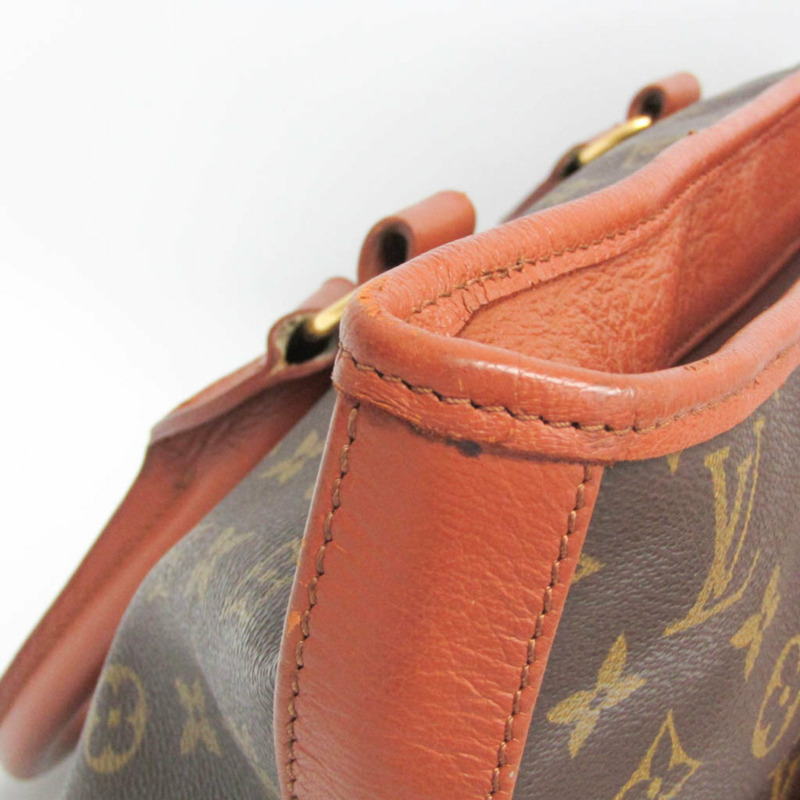 Louis Vuitton Monogram Sac Weekend PM M42425 男士、女士手提包棕色-7