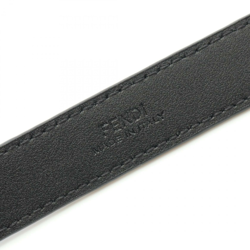 FENDI FF 標誌腰帶 8C0648AQ1VF04TX85 皮革黑色 85 碼 新款 女款-3