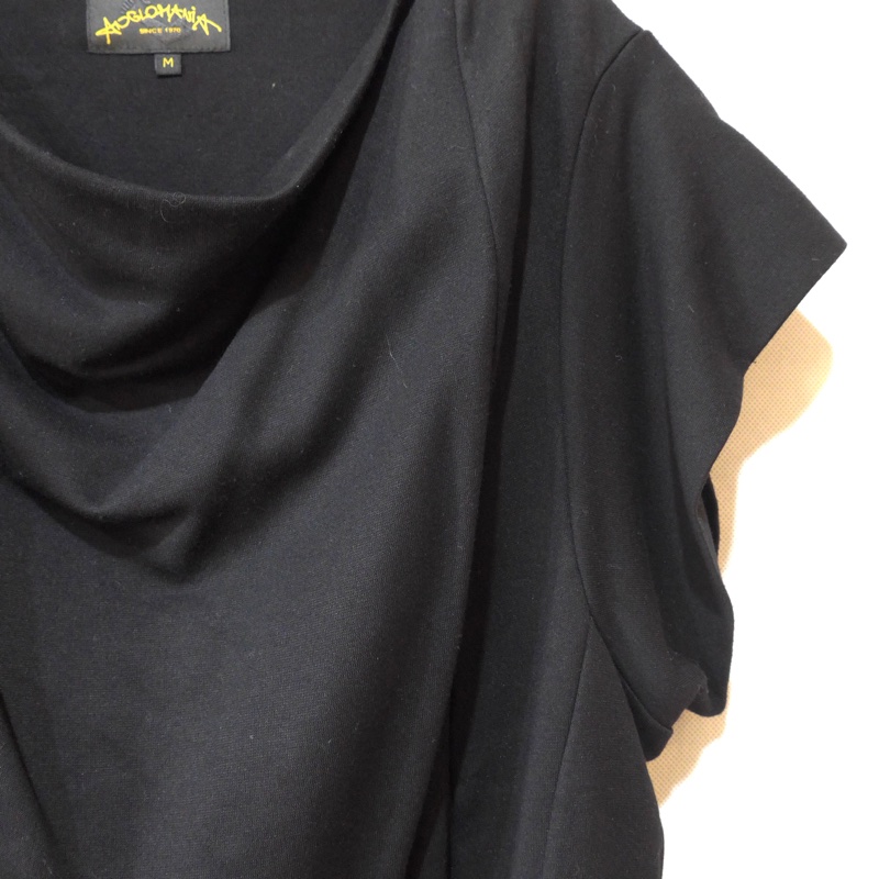 英國精品Vivienne Westwood 黑色素面花苞裙 M-2